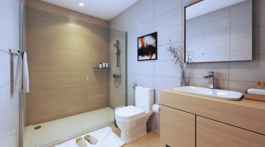 1BR Type B Bathroom PERSPECTIVE View1